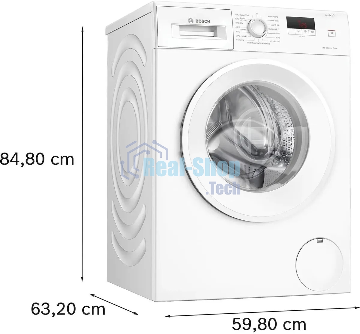 Стиральная машина Bosch WGE02400SN белый, загрузка фронтальная 7 кг, 1400 об/мин., класс: А