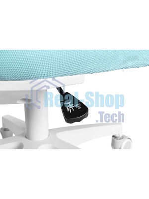 Кресло Cactus CS-CHR-3594BL голубой, ткань, 75 кг, механизм качания