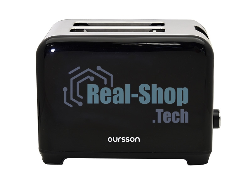 Тостер OURSSON TS2120/BL черный, 930 Вт