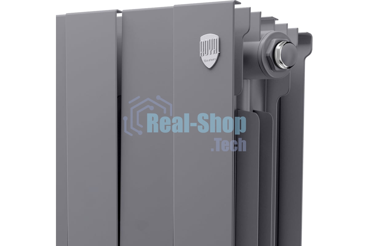 Радиатор биметаллический Royal Thermo PianoForte 500 Серебристый VR80 - 8 секц.