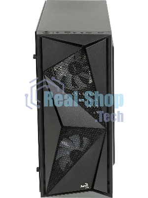 Компьютерный корпус Aerocool/Formula Glider Cosmo V1 без БП, ATX, боковое окно (закаленное стекло), черный