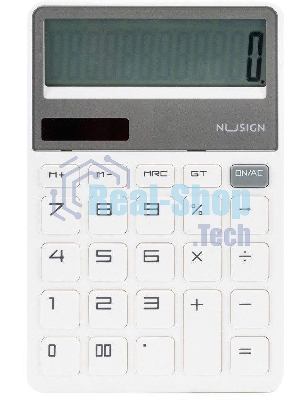 Калькулятор настольный Deli Nusign ENS042WHITE белый 12-разр.