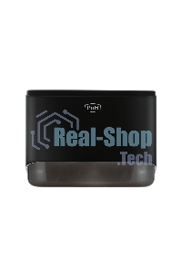 Диспенсер бумажных полотенец Puff-5140Bl черный, с замком, ABS-пластик