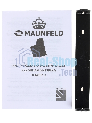 Вытяжка наклонная Maunfeld Tower C 60 черный, 60 см, 650 куб. м/ч, 51 дБ