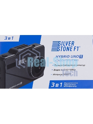 Видеорегистратор Silverstone F1 HYBRID UNO S GPS, 1920x1080, 2.3