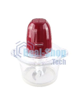 Измельчитель Willmark WMC-7088 (500Вт., стекл. чаша 2л., двойн. лезвия., рез. основание) пурпурный