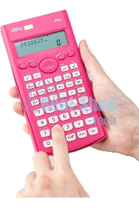 Калькулятор научный Deli E1710A/RED красный 10+2-разр.