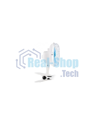 Вентилятор Centek CT-5003 синий/белый, настольный, 20 Вт, 2 скорости, 15 см