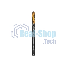 Сверло спиральное по металлу Denzel 11 x 142мм, Р6М5, Golden Tip, многогранная заточка