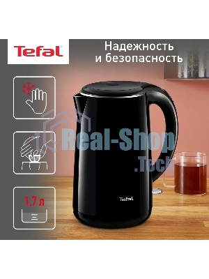 Чайник электрический Tefal KO260830, 1,7л, 1800Вт, черный