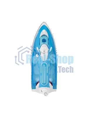 Утюг BBK ISE-2400 бирюзовый/белый, 2400 Вт, 35 г/мин, 140 г/мин, 280 мл