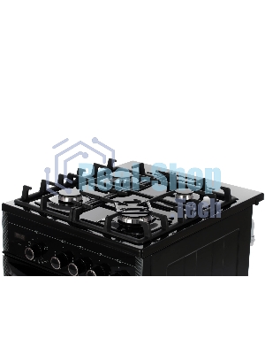 Плита газовая Gefest ПГ 5500-03 0044 черный, конфорок 4 шт, духовка 52 л, 50 см x 85 см x 58.5 см