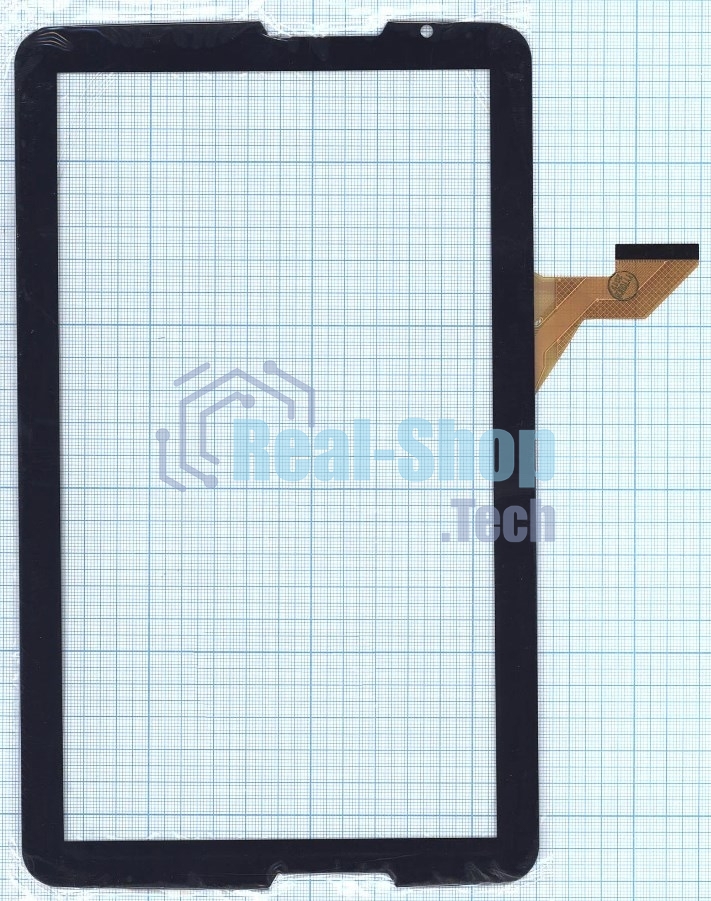 Сенсорное стекло (тачскрин) HN 1032-FPC D28XR118, черное