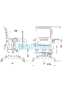 Кресло офисное Бюрократ MC-611N черный TW-01 Neo Black сетка/ткань крестовина пластик