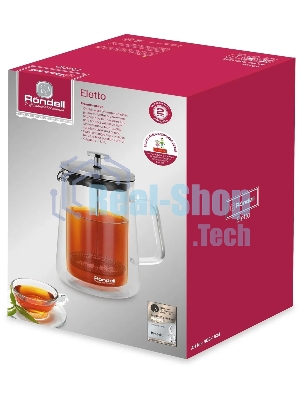 Френч-пресс с двойными стенками 1,0 л Rondell RDS-1824 Eletto