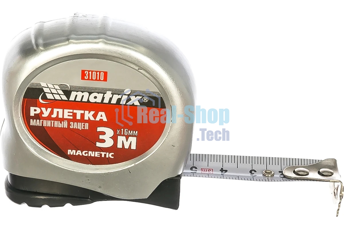 Рулетка Matrix magnetic 3мх16мм магнитный зацеп