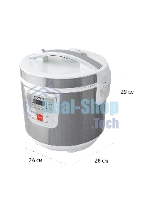 Мультиварка SUPRA MCS-4115 5 л, 900 Вт, 11 программ, серебристый/белый