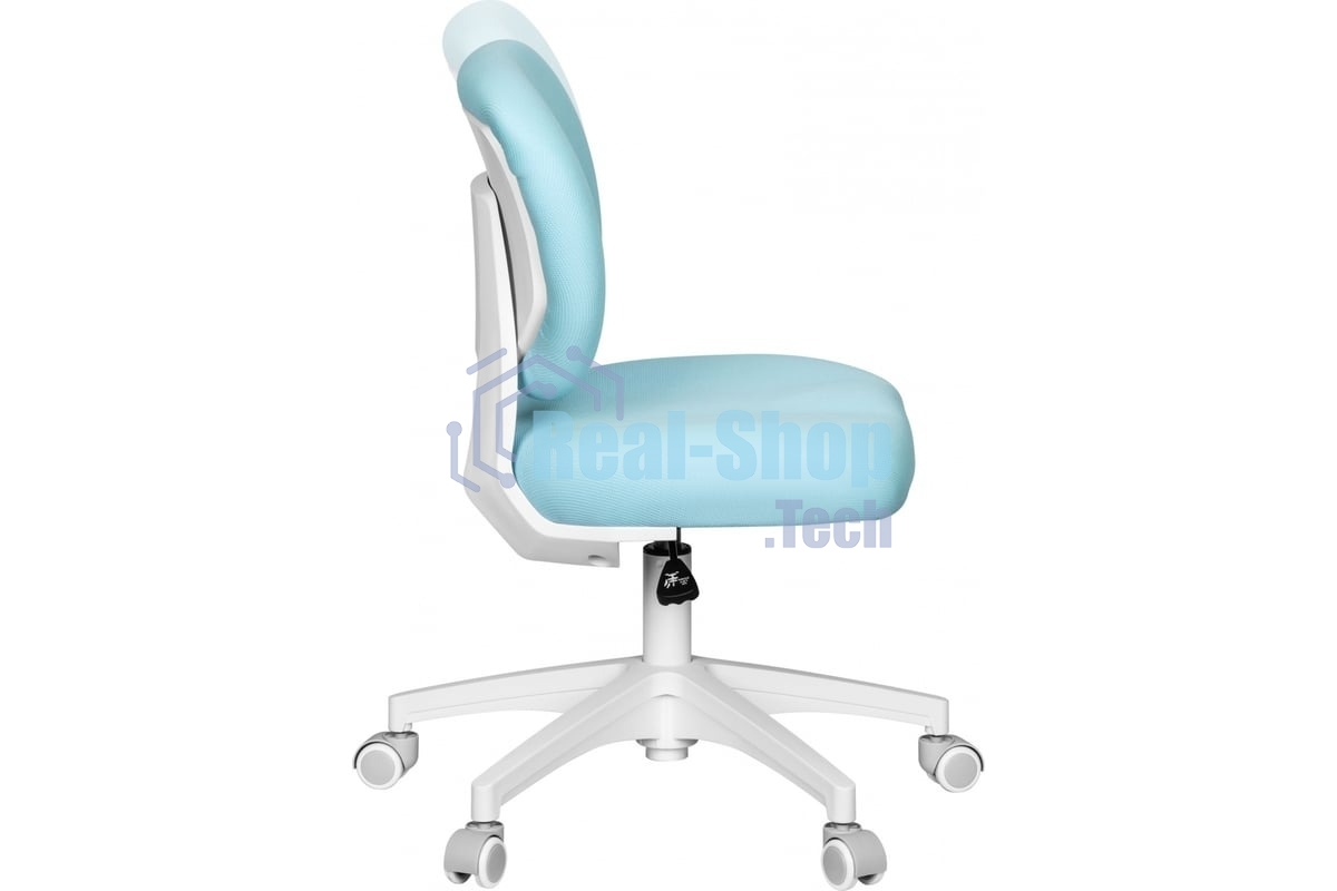 Кресло детское Cactus CS-CHR-3594BL голубой, крестов. пластик белый