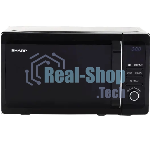 Микроволновая печь Sharp R2852RK / 20 л, 800 Вт, эмаль, черный