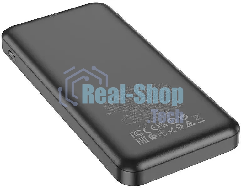Портативный аккумулятор Hoco J102 Cool figure 10000mAh QC3.0/PD3.0 20W 3A USB-A/USB-C черный
