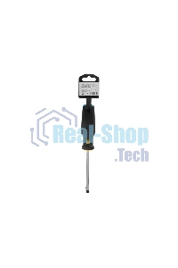 Отвертка Denzel SL6x100 мм, S2, 3к рукоятка