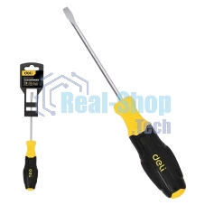 Отвертка шлицевая Deli DL6330751N 3х75мм сталь Cr-V, двухкомпонентная прорезиненная рукоять