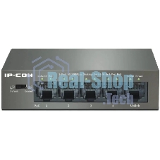 Коммутатор неуправляемый PoE IP-COM F1105P-4-63W 5*10/100Etherne, 802.3af/at, до 63Вт