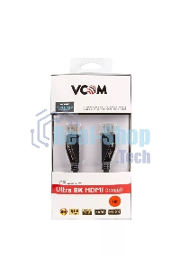Кабель HDMI 19M/M,ver. 2.1, 8K@60 Hz 1m VCOM CG860-1M