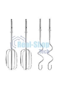 Миксер электрический Galaxy Line GL 2228, серебристый с черным, ручной, 700 Вт, 5 скоростей + режим “ТУРБО”