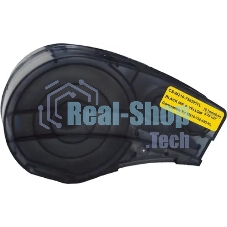 Картридж ленточный Cactus CS-M210-750595YL черный шрифт, желтый фон (19.1 мм, 6.4 м) для Brady M210/M211/M210-LAB