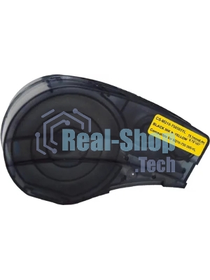 Картридж ленточный Cactus CS-M210-750595YL черный шрифт, желтый фон (19.1 мм, 6.4 м) для Brady M210/M211/M210-LAB