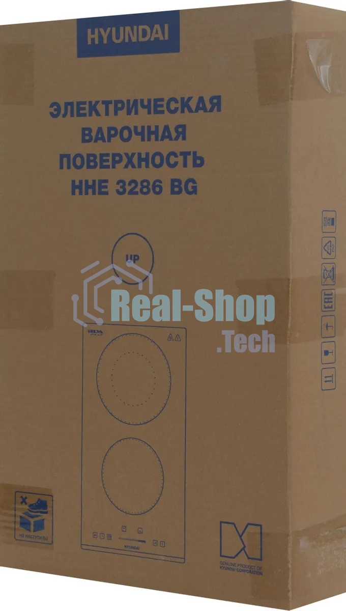 Электрическая варочная панель Hyundai HHE 3286 BG черный