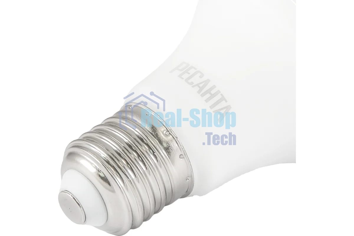 Лампа светодиодная Ресанта LL-R-A60-7W-230-4K-E27 груша, 7 Вт, нейтральный, Е27