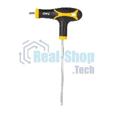 Набор шестигранных ключей с шаром Deli DL233208 8 шт. Материал: CR-V. Спецификация: 2x75 мм/2,5x75 мм/3x100 мм/4x100 мм/5x150 мм/6x150 мм/8x200 мм/10x200 мм Удобная рукоять.