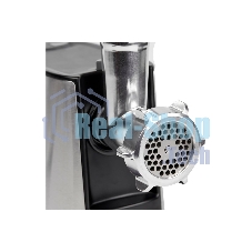 Мясорубка электрическая Centek CT-1617 серый, 2000 Вт, 2.0 кг/мин, реверс, защита от перегрузки, металлический лоток, насадки - 4
