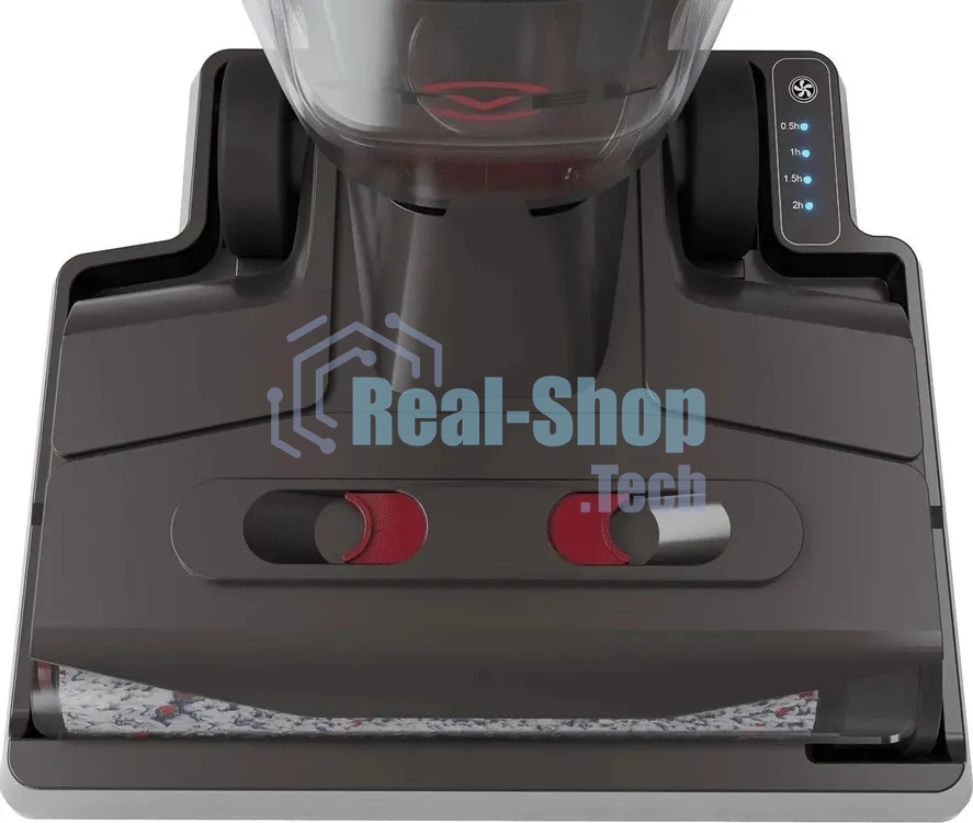 Пылесос вертикальный моющий ATVEL F16 ULTIMATE Plus серый/красный, питание от аккумулятора, 175 Вт, уборка влажная/сухая, пылесборник 0.55 л