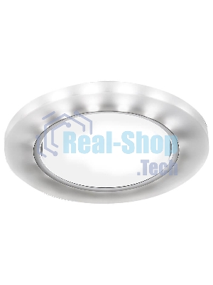 Встраиваемый точечный светильник G214 CH/WH хром/матовый GX53+3W(LED WHITE)