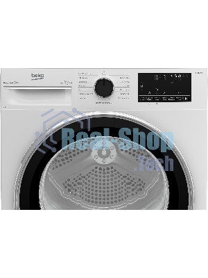 Сушильная машина Beko B3T47238 белый, 7 кг, сушка - тепловой насос, программ - 15, 59.7 x 84.6 x 54.3 см