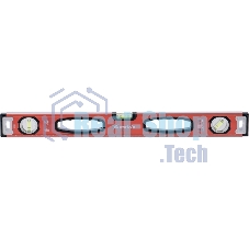 Уровень Matrix алюминиевый, фрезерованный, 3 глазка, рукоятки, 2000 мм