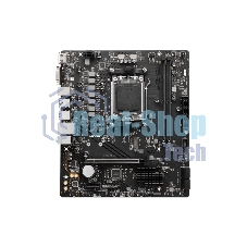Материнская плата MSI PRO B650M-B, AM5, AMD B650, 2xDDR5, 4xSATA, 1xM.2, 1xPCI-E 4.0 x16, 1xPCI-E 4.0 x1, 1xHDMI, 1xVGA, 1x2.5Gb LAN, 2xUSB 2.0, 4xUSB 3.2 Gen 1, 3x3.5 мм, 7.1, Micro-ATX