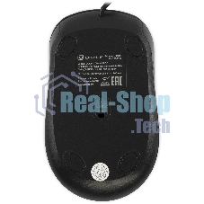 Мышь проводная Oklick 310M черный/красный, 2400 dpi, USB, кнопки - 4
