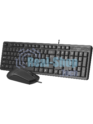 Комплект клавиатура + мышь A4Tech KR-3330S клав:черный мышь:черный USB