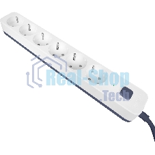 Сетевой фильтр Powercom SP-06W 3,0 м 3.0 м (6 розеток) белый/серый (коробка)