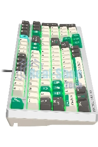 Клавиатура проводная A4Tech Bloody S98 Pixels Green USB белый/бежевый