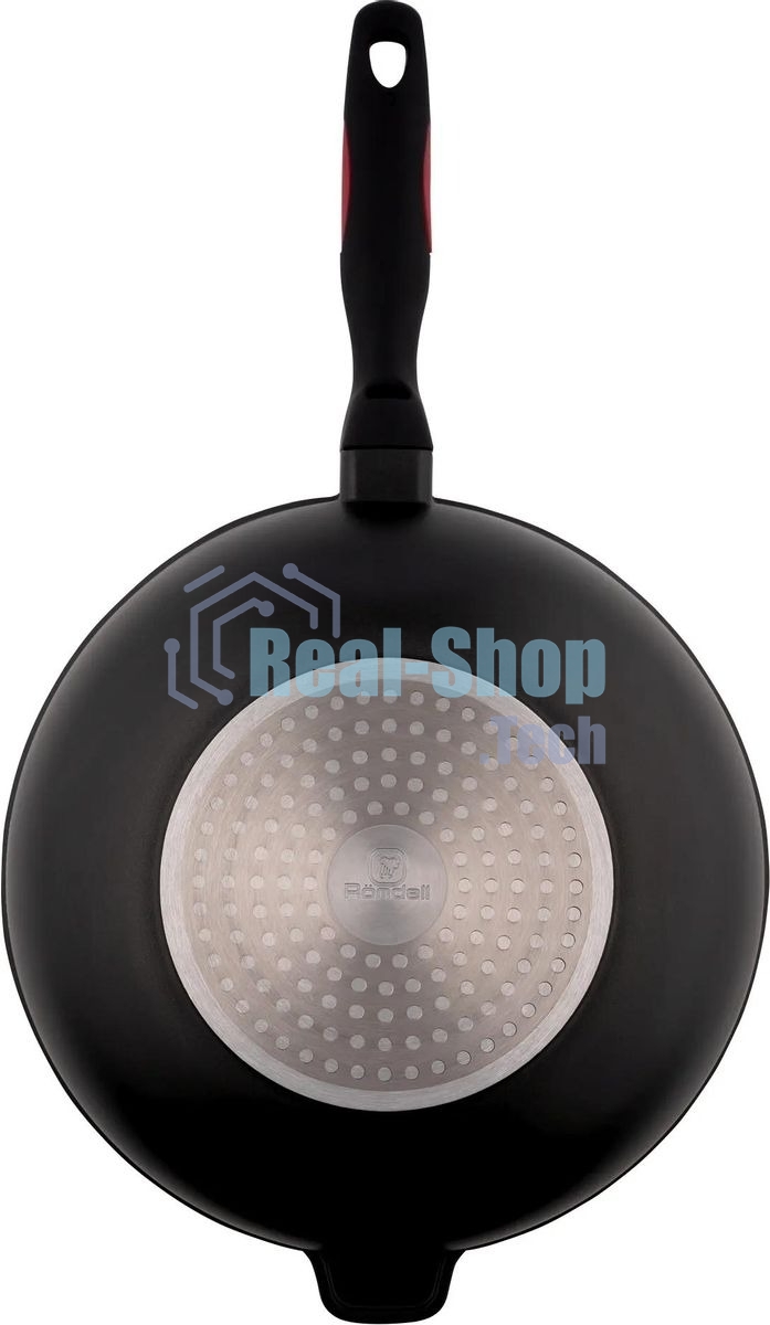 Сковорода ВОК Rondell Perfect RDA-1563, 28 см, без крышки, черный