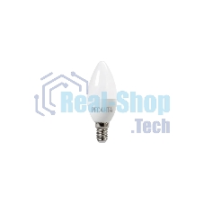 Лампа светодиодная Ресанта LL-R-C37-6W-230-3K-E14 свеча, 6 Вт, теплый, Е14