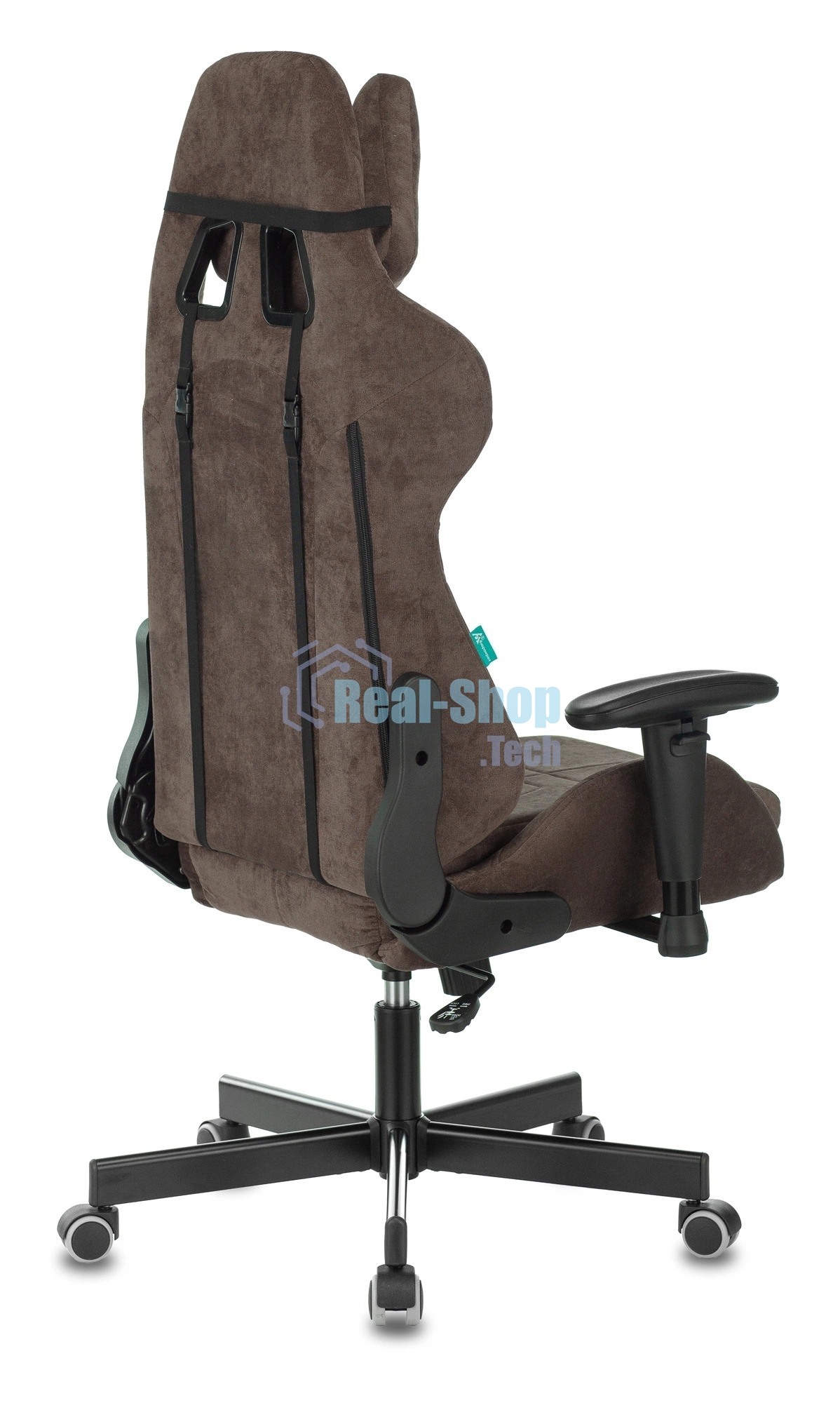 Кресло игровое Бюрократ VIKING KNIGHT LT10 FABRIC коричневый крестовина металл/пластик