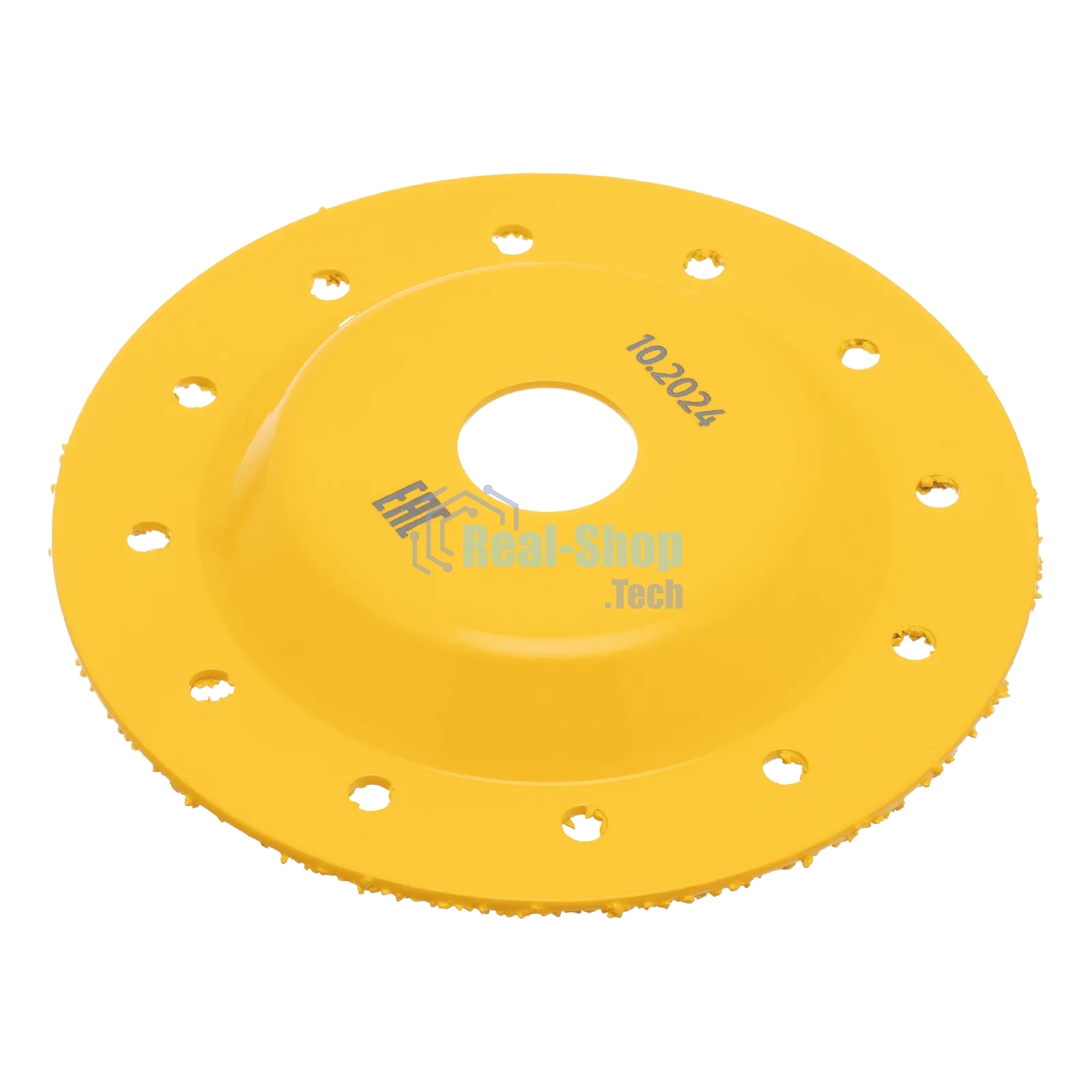 Чашка твердосплавная зачистная Denzel 125 мм, плоская, среднее зерно #16