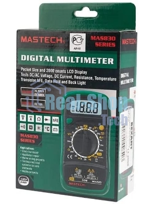Мультиметр портативный Mastech MAS838, ручной 13-2008