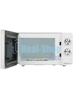 Микроволновая печь Gorenje MO20E1W2 белый, 20 л, 800 Вт, переключатели - поворотный механизм